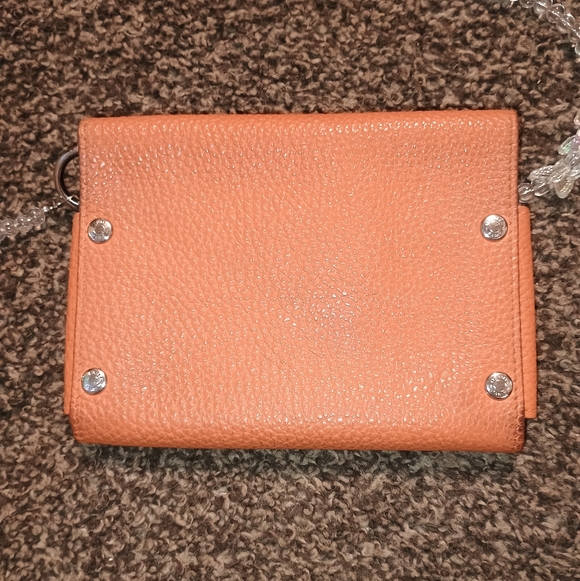 Hermes Leather Purse/Case W/Insert And UNBRANDED Chain. - Picture 2 of 15